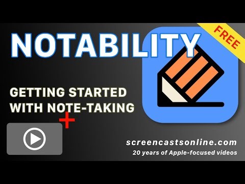 NOTABILITY - Foundations - FREE video from ScreenCastsONLINE