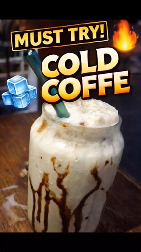 5 Minute Mein Banaye Viral Cold Coffee 🥤| Cafe Style Coffee at Home 😍 #shorts