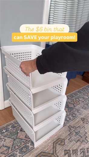 Toy organization made easy with a $6 stackable bin from Walmart! 🙌🏻 ‌ ‌ These affordable stackable bins keep action figures sorted (good guys vs. bad guys 😉), easy to grab, finally off the floor! ‌ ‌ $6 stackable bin: https://mavely.app.link/rEW1VhhpwZb ‌ ‌ AND they are also great for tons of other toys too! An easy way to create vertical storage in a playroom or kiddo’s bedroom 🙌🏻 ‌ ‌ #thetidyhomenashville #walmartfinds #toyorganization | The Tidy Home