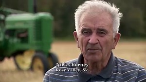 Nick Chorney of Rose Valley, Saskatchewan has assembled a collection of 39 antique John Deere tractors ranging from the 1930's to the 1950's. The 80 year old Chorney while being raised on the farm ended up being the town's 'go to' guy when it came to appliance repairs. Most of his tractors have been collected from retiring farmers in his district. Seven of his units have been restored to 'like new' condition. He is especially proud of his John Deere "A" and "B" restoration projects. | Prairie Fa