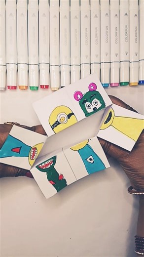 drawing alien 👽🤮😎🥶#art #lifeisbutadream #diy