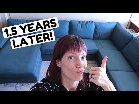 Our Ikea Kivik After 1.5 Years with 3 Kids | Ikea Kivik Review