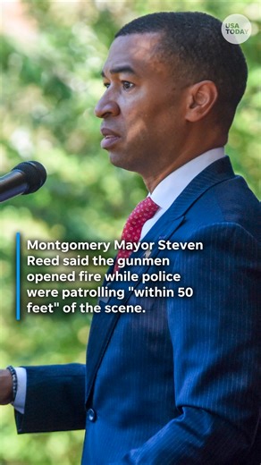 Two people are dead and 12 injured after gunmen opened fire near the tourism district in Montgomery, Alabama. Police have not apprehended any suspects but are pursuing leads. | USA TODAY