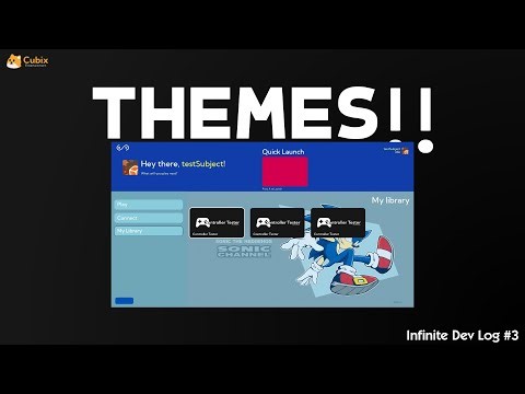 We added themes to our indie console | Infinite Dev Log
