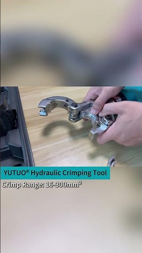 YUTUO® cordless hydraulic crimping tool #crimpingtool #powertools #powertool