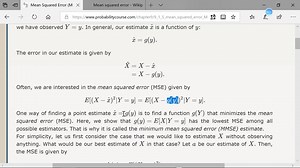 Make It Clear: 最优预测，MSE，均方误差，Bias，预测误差