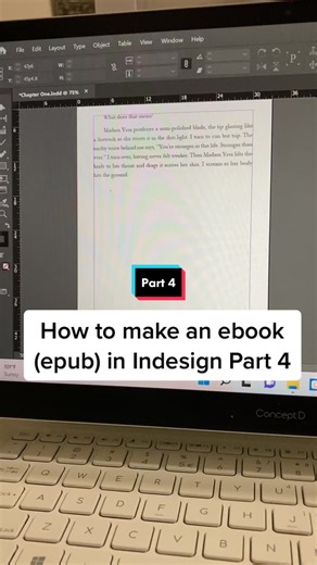 Part 4: Making more chapters, caps on first line, copyright page, bio, and creating the actual “book” file.” #writer #writertok #writersoftiktok #author #authorsoftiktok #authortok #booktok #booktoker