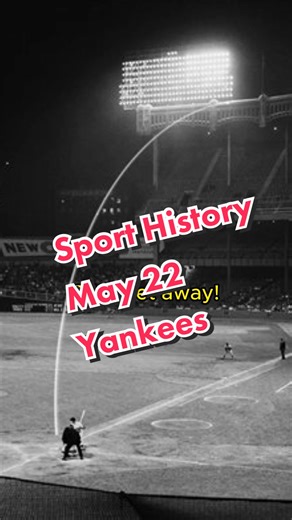 ⚾️ Mickey mantle hit the facade of the Yankees stadium today May 22, 1963 Like and follow for more spirt history! Did you know? Mickey Mantle hit a pitch from Kansas City's Bill Fischer off the right-field facade at Yankee Stadium 370 feet away, today May 22 in 1963. #baseball #yankees