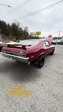 Skull Nova 1971 Chevrolet $21,900 Maplemotors.com #nova #hotrods #sportscars #deals #usa #1971
