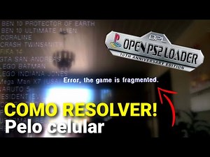 Como Desfragmentar jogo de PS2 pelo celular [Error, the game is fragmented]