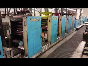 1999 Muller Martini A52 8-Color Web Offset Press – Variable Cutoff Flexibility