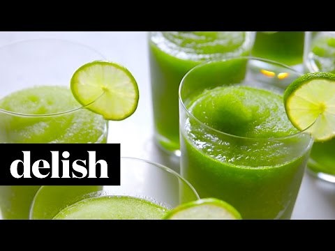 How To Make Mojito Slushies | Delish + Elle