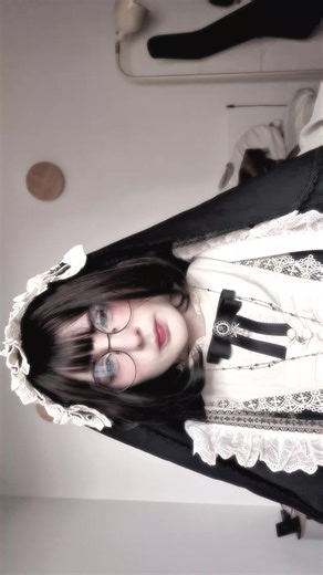 i'm not cute anymore🙂‍↔️ love this maid outfit hehe #fyp #cos #taobao #maid #cosplay