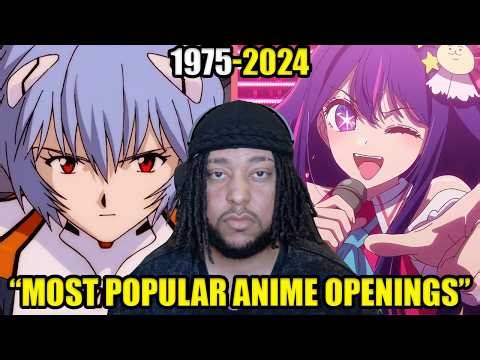 The Most Popular Anime Opening of Each Year 1975 - 2024 Evolution of Anime Openings | REACTION