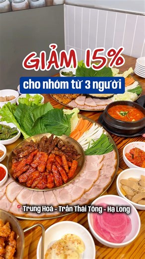 NHẬP TIỆC MÙA LỄ HỘI - CHỈ TỪ 115K/NGƯỜI ✨ CHỢ HÀN GIẢM 15% menu đồ ăn nhóm từ 3 người ✨ 👋🏻 Độc quyền tại SSamjang Trung Hoà | Trần Thái Tông | Hạ Long - Nhận ngay tại: https://www.ssamjang.vn/lpsuudai15nhom3 Mùa lễ hội tới rồi bà con ơi!!! Mời các “dáng xinh” lên đồ thiệt đẹp, ghé chợ SSamjang chơi tới bến, ăn uống no say với 1001 món Hàn đa dạng, giá cả siu hợp lý - chỉ từ 115K/người 😝 Tag ngay 2 nhỏ bạn quẹo chợ SSamjang dzui chơi nhận quà GIẢM 15% liền nha! 🔥 Nhấn link nhận ưu đãi ngay: 