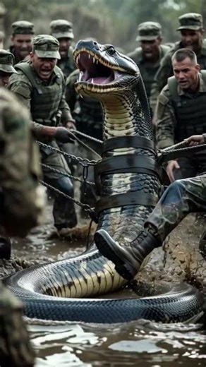 GAINT SNAKE ATTACK ON ARMY 🪖