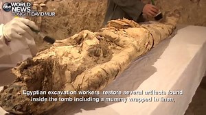 ANCIENT DISCOVERY: On Saturday, Egypt announced the discovery of two small ancient tombs in the southern city Luxor dating back some 3,500 years. The tombs are the latest discovery in the city famed for its temples and tombs spanning different dynasties of ancient Egyptian history. http://abcn.ws/2ApzNpQ | ABC World News Tonight with David Muir