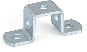 5 Hole U Shaped Strut Connector Bracket, Fit for ½ Bolt in 1-5/8" Strut Channel Rail Crossmember Mounted Taller.(4PCS)…