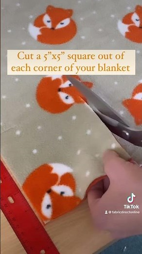How to make a NO SEW Tie Blanket