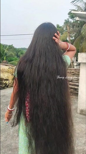 silky hair 😍#hairbun #hairstyle #hair #haircare #longhair
