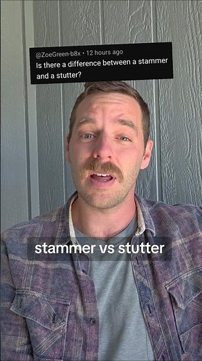 stammer vs stutter... what's the difference? #didyouknow #themoreyouknow #stuttering #speechtherapy
