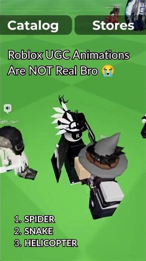 Roblox UGC Animation Packs Are NOT Real 😭