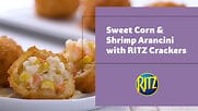 Sweet Corn & Shrimp Arancini made with Ritz Crackers Video | WebstaurantStore