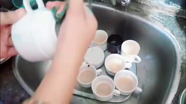 Transparent house cleaning tutorial | clear clothes Cleaning | 4k housewife kitchen cleaning