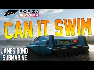 Forza Horizon 4 - James Bond Submarine Lotus! INSANE BODY KIT!