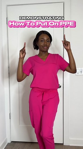 How to put on/don PPE in the correct order ⬇️ 1. Hand Hygiene 🧼 (always first) 2. Gown 👗 3. Mask 😷 4. Goggles 🥽 5. Gloves 🧤 Do you know the correct order to REMOVE/TAKE OFF the PPE? 👀 Comment below! #ppe #infectioncontrolnurse #nclexprep #nursingskills #nursingskillslab #finalexams #nursingfundamentals #fundamentalsofnursing #skillscheckoff #donningppe #donningvsdoffing #donninganddoffing #personalprotectiveequipment #nursingschoolhacks #studentnursesoftiktok