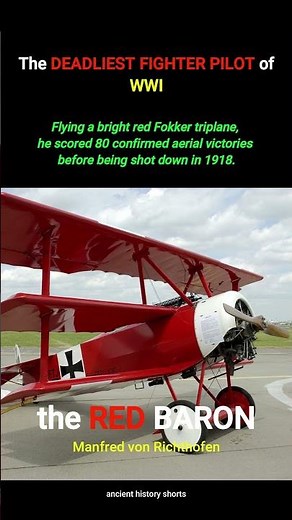 The Red Baron Shot Down 80 Planes in WWI