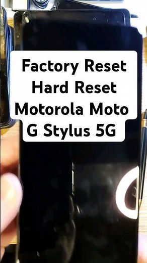 Factory Reset Hard Reset Motorola Moto G Stylus 5G Factory