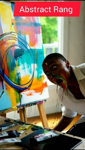 Ai Color Explosion 🔥 | Must-Watch AI Art | Abstract Rang#shorts#ai#abstractrang