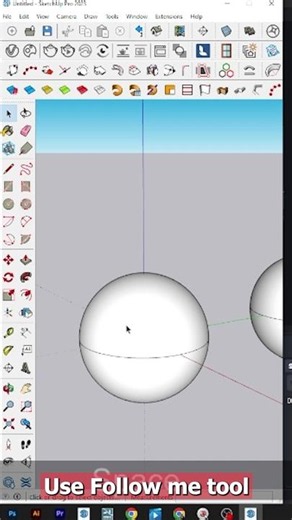 how to make Ball in SketchUp | sphere | plugin | sketchup | FAST TUTORIAL | EASY MODELING | 3D