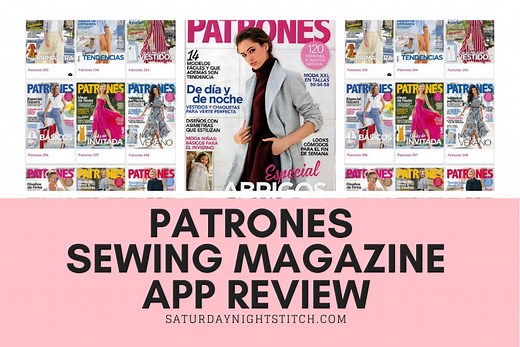 FREE Patrones Sewing Magazine   Is this app the future of Burda? - saturday night stitch