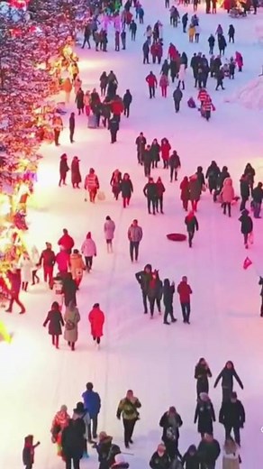 ##snowscene#scenery #village#winter #fyp