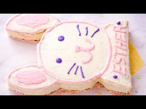 I Made the Cutest Bunny Cake Ever 🐰🎂