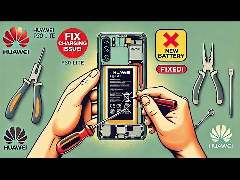 🔥 How to Replace the Battery & Charge Port on a Huawei P30 Lite – Step-by-Step Guide! 🔋🔌