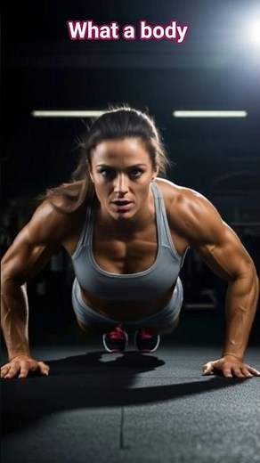 🔥 American Female Bodybuilder Doing Ultra Fast Push-Ups 💪 | Power & Strength Workout Motivation