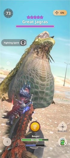 MH NOW: 10* Great Jagras (Field) - Switch Axe 0:22