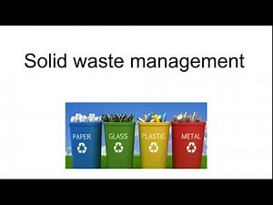 Solid waste management and concept of E-waste