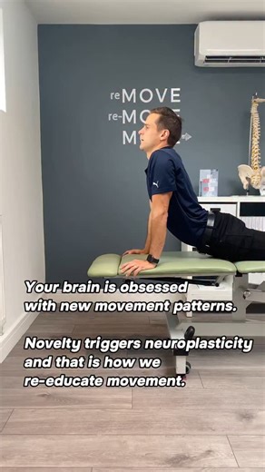 Dr Cuan Wayne Coetzee on Instagram: "Spinal Extension: Your Nervous System’s Missing Link The cobra pose is one of the simplest but most essential movements for your spine. Simple doesn’t mean easy - or trivial. Most of us live slouched, flexed, and compressed thanks to chairs, couches, and screens. Cobra is the neurological opposite of that environment. By introducing your brain to new movement patterns, cobra triggers neuroplasticity - the basis of Neural Re-Education (NRE). NRE uses novelty a