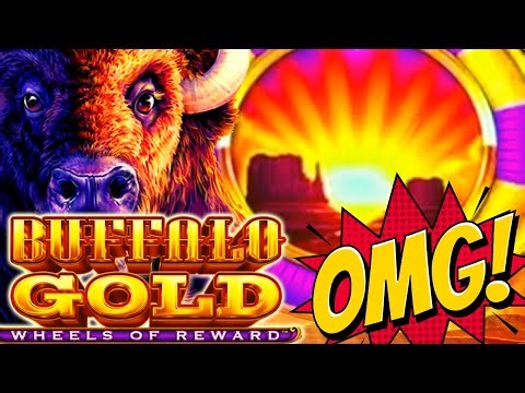 BEAUTIFUL!!! $100 TO START! NON-STOP BONUS UNTIL THIS HAPPENED! BUFFALO GOLD WHEELS OF REWARD Slot