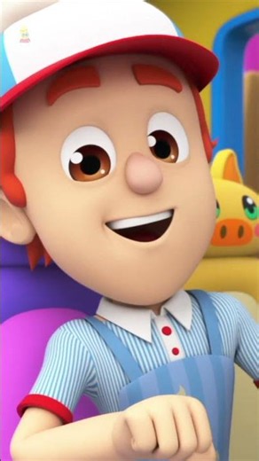 Wheels on the Bus Go Round and Round #shorts #nurseryrhymes #kidssongs #kindergarten #bussong