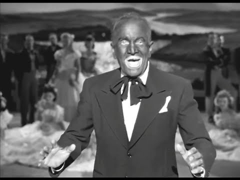 Al Jolson in Blackface Sings Swanee in Rhapsody in Blue (1945)