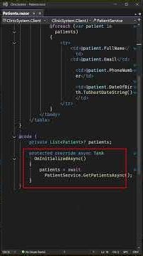 Fetching & Rendering Lists in Blazor
