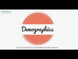 Target Marketing - Demographics