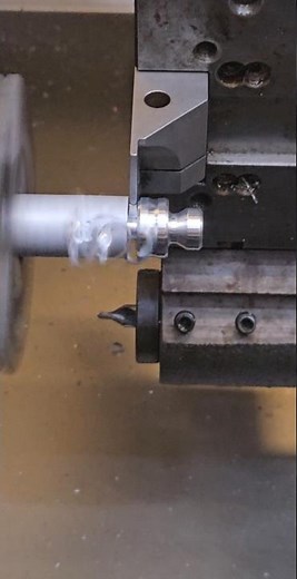 Part Cutting on the CNC Lathe Machine with CAM program for educational purposes, CNC TRAINING, CNC
