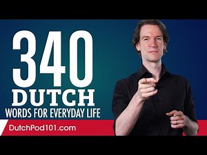340 Dutch Words for Everyday Life - Basic Vocabulary #17