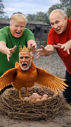 Trump & Putin’s Hilarious Chicken Mission! A Modi-Inspired Parody Gone Wrong 😂🐔